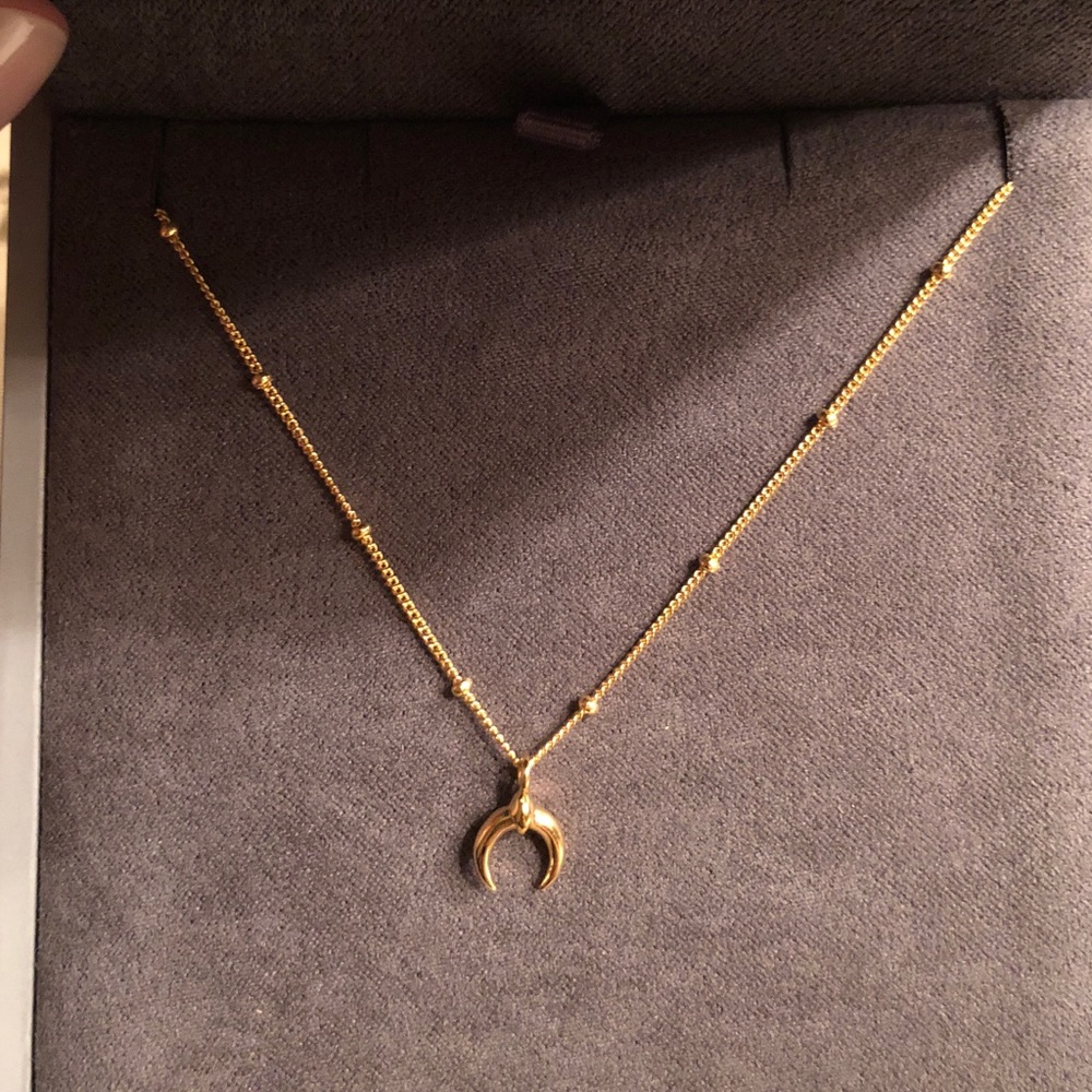 Missoma Lucy Williams tiny horn choker